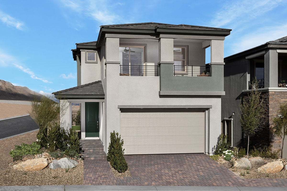 Plan 2090 Modeled - Front exterior