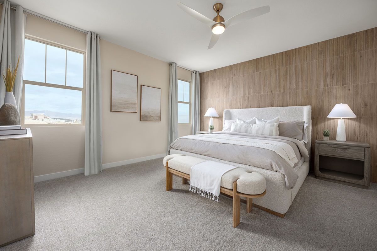 Plan 2175 Modeled - Primary bedroom