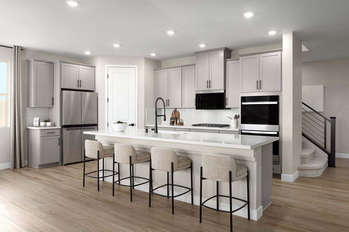 Plan 2466 Modeled - Kitchen