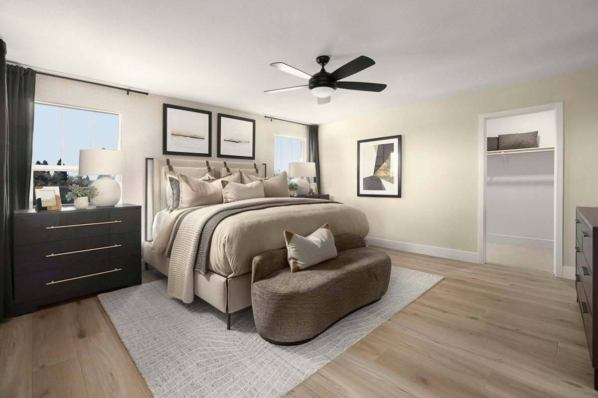 Plan 2111 Modeled - Primary bedroom