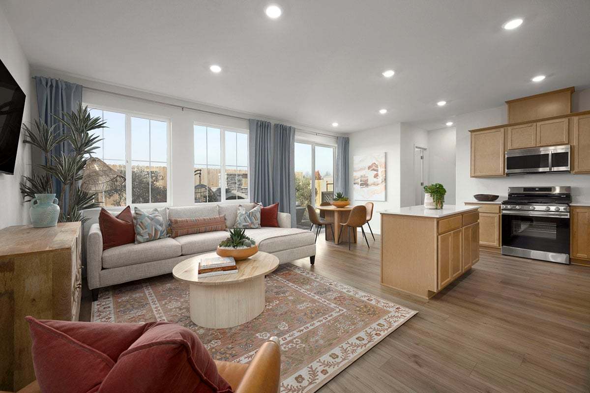 Plan 1404 Modeled - Great room