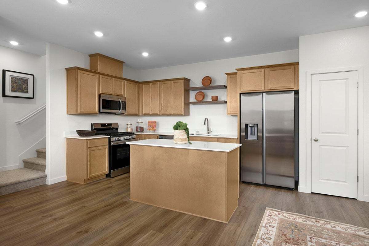 Plan 1404 Modeled - Kitchen