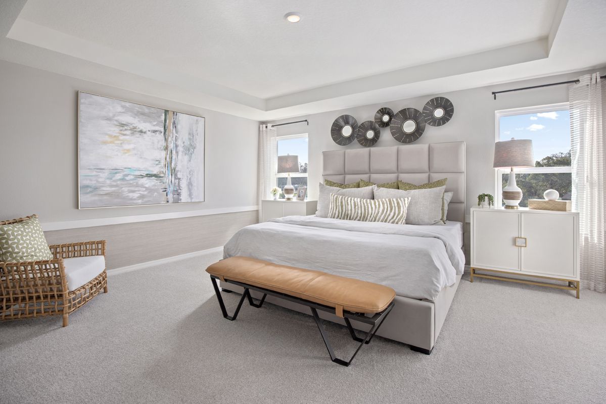 Plan 2107 Modeled - Primary bedroom