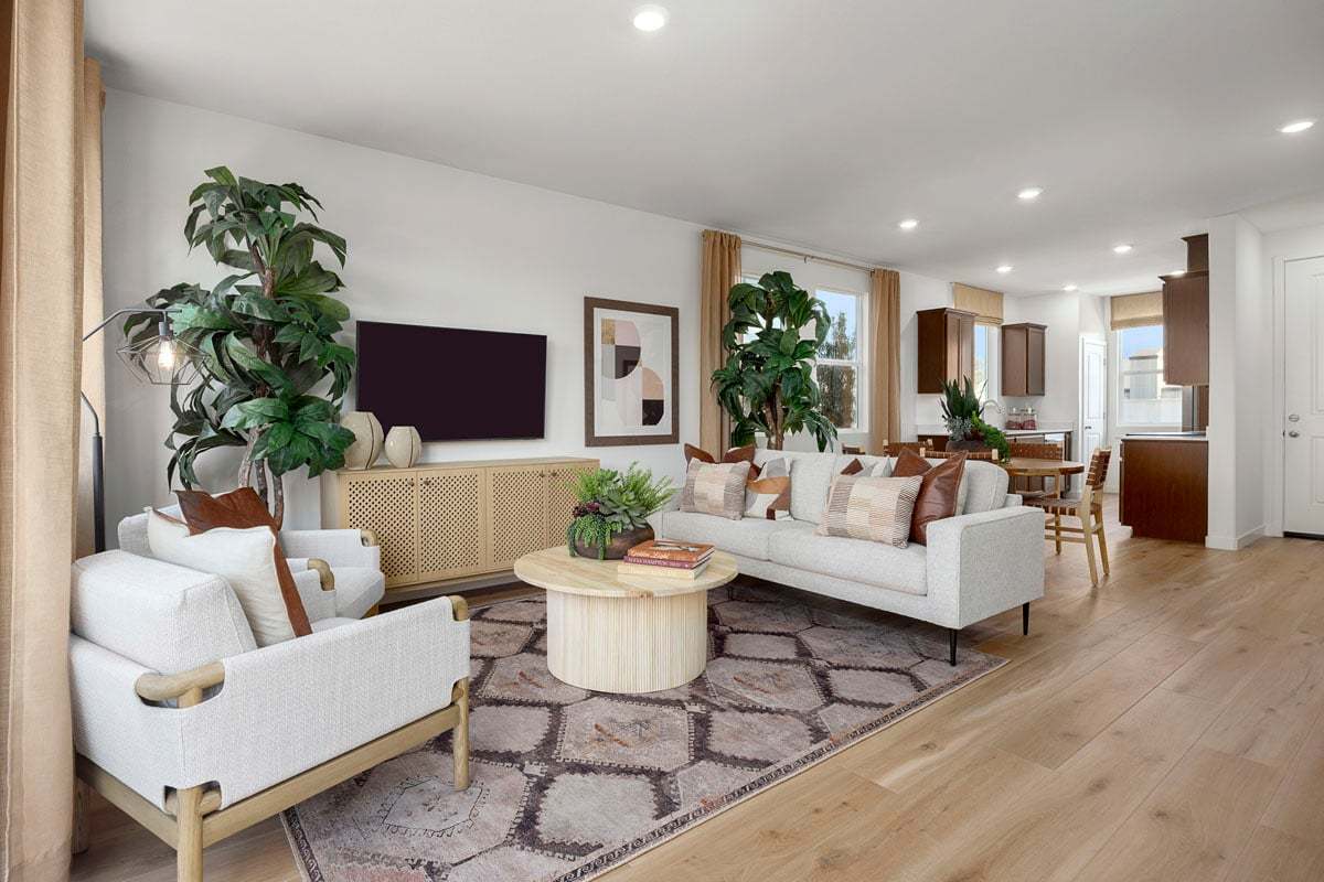 Plan 1587 Modeled - Great room