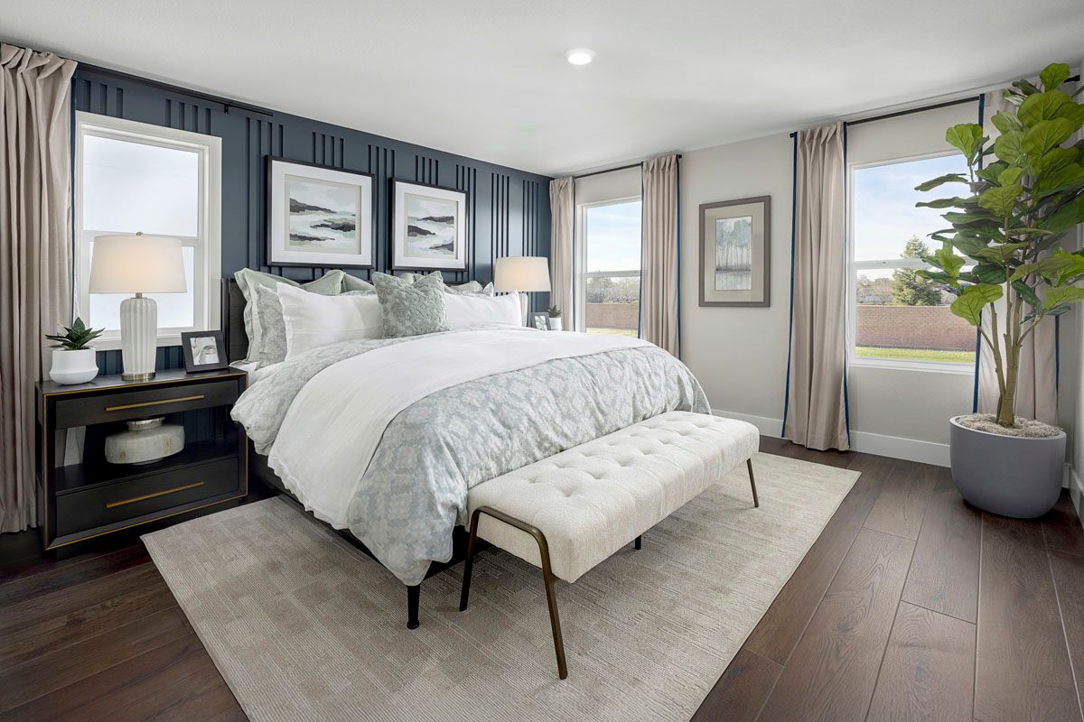 Plan 1755 Modeled - Primary bedroom