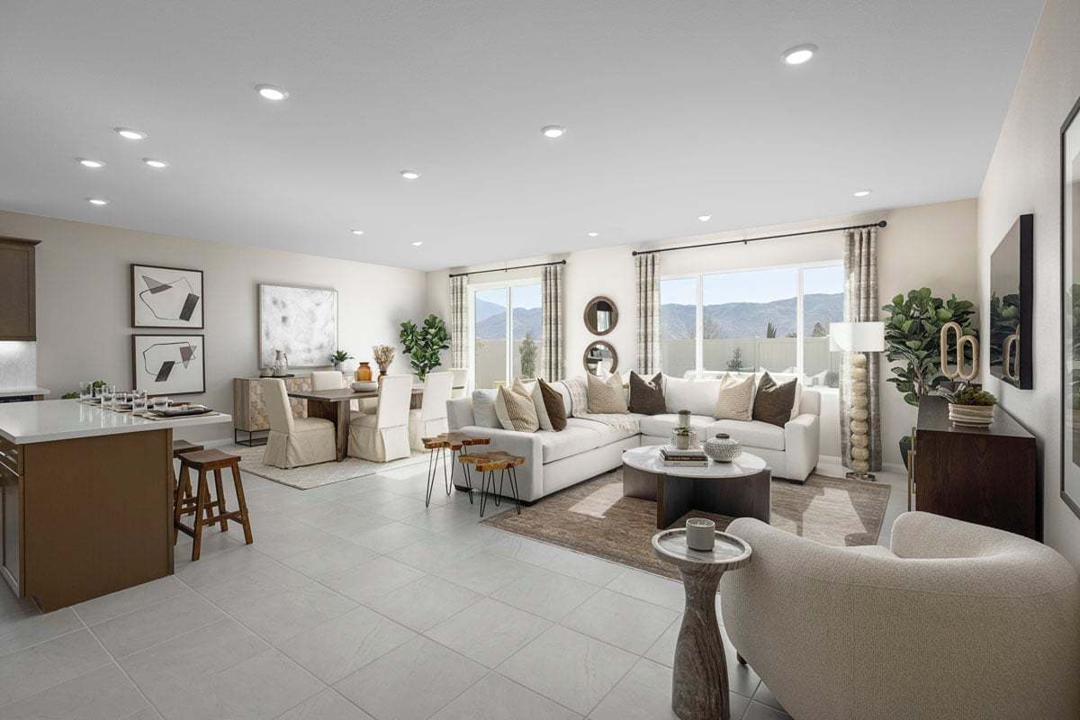 Plan 1851 Modeled - Great room