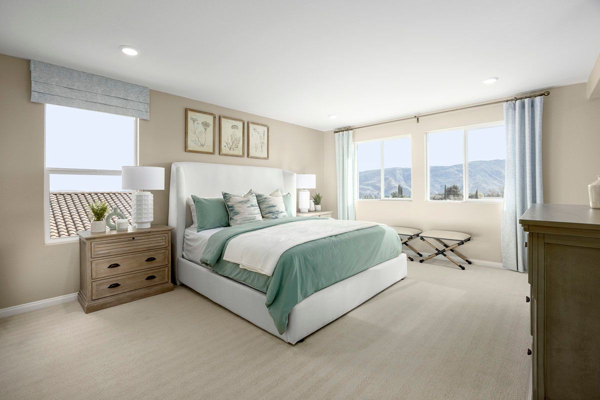 Plan 2533 Modeled - Primary bedroom