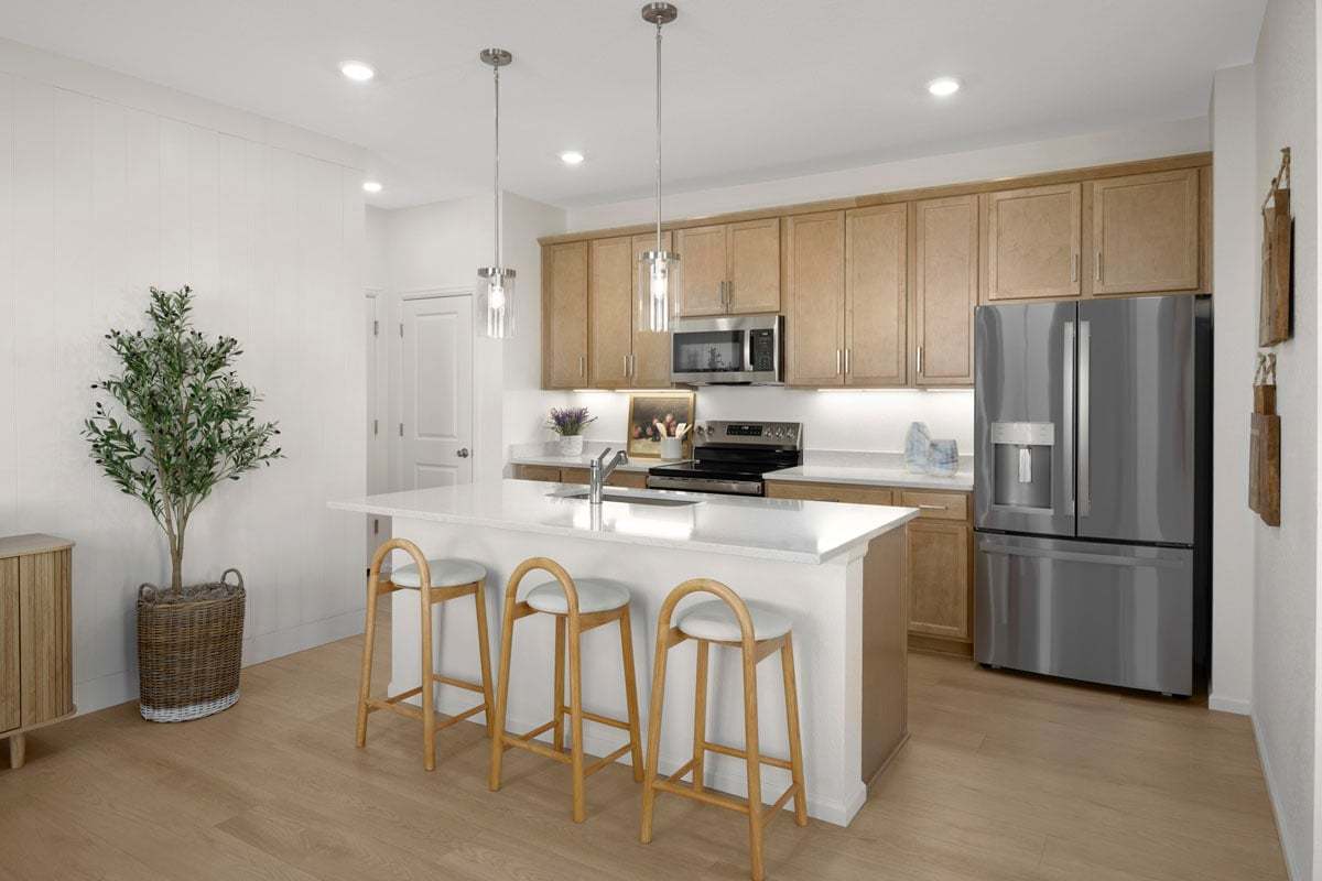 Plan 1672 Modeled - Kitchen