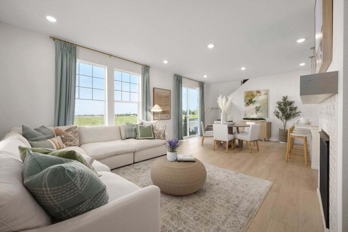 Plan 1672 Modeled - Great room