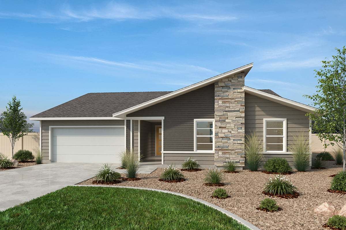 Exterior D with optional masonry