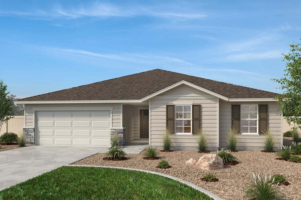 Exterior A with optional masonry