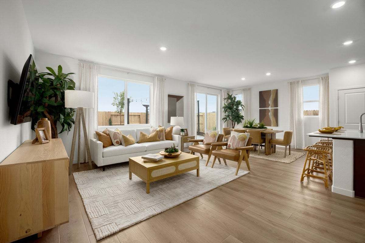 Plan 1429 Modeled - Great room
