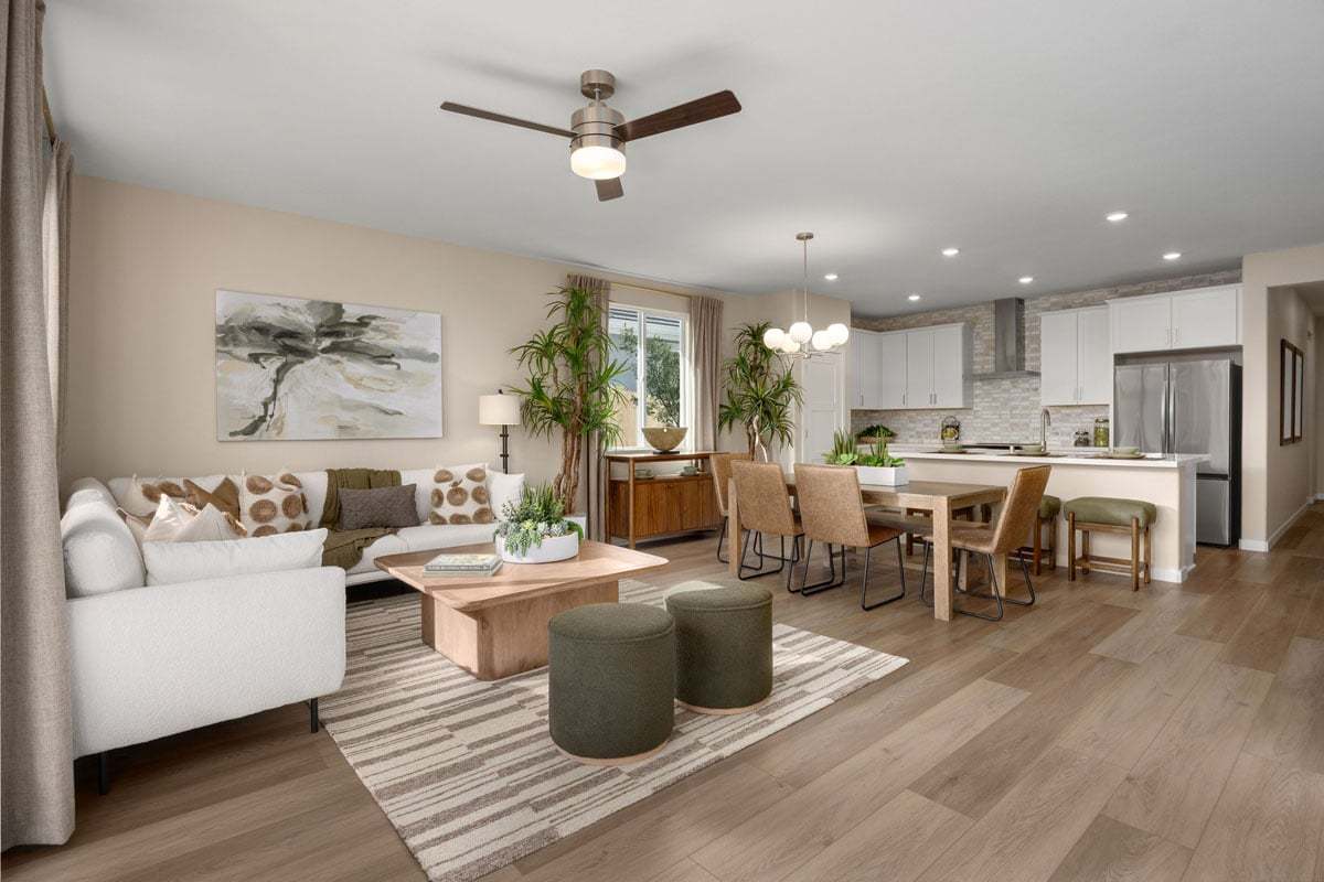 Plan 1672 Modeled - Great room