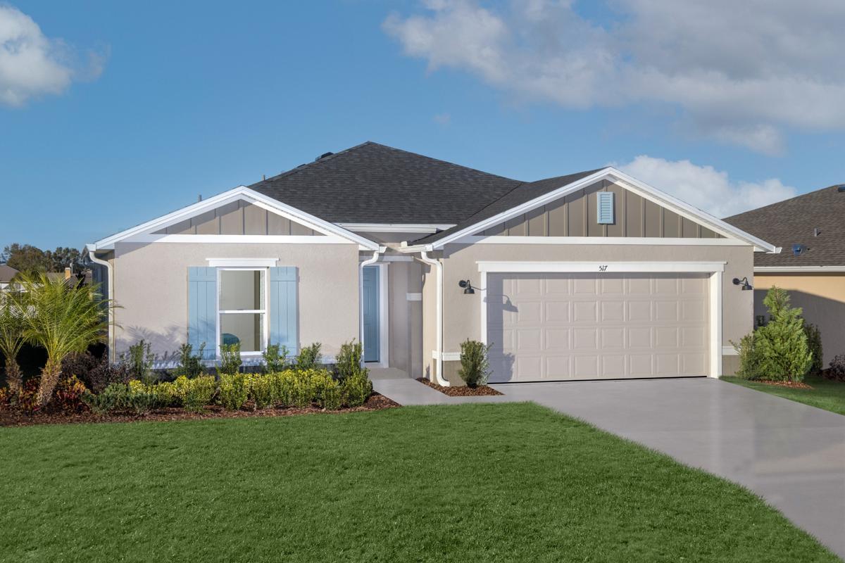 Plan 1989 Modeled - Landings at Lake Mabel Loop: Lake Wales, Florida - KB Home