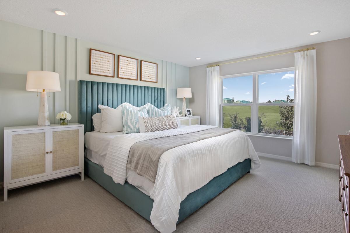 Plan 1584 Modeled - Primary bedroom