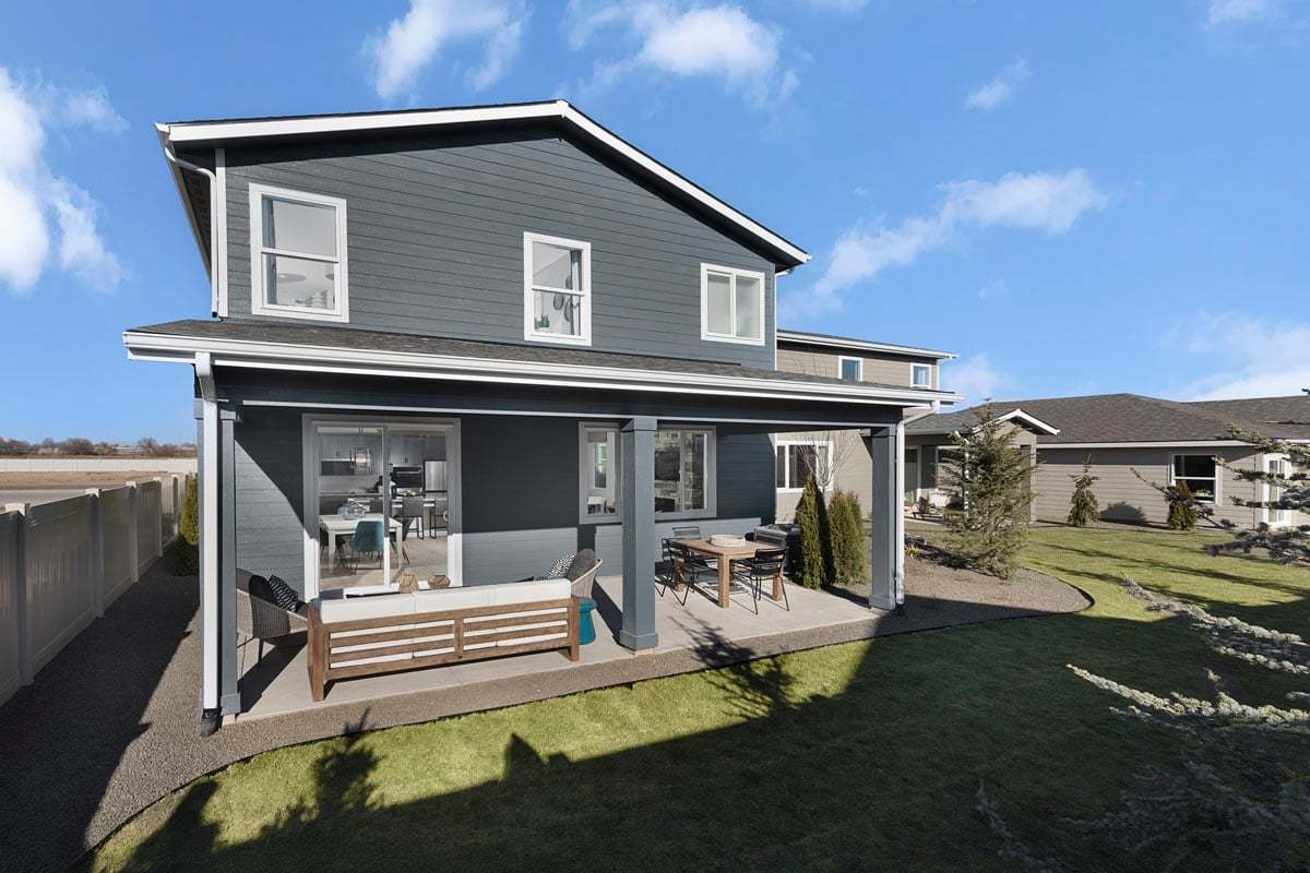 Plan 2755 Modeled - Rear exterior