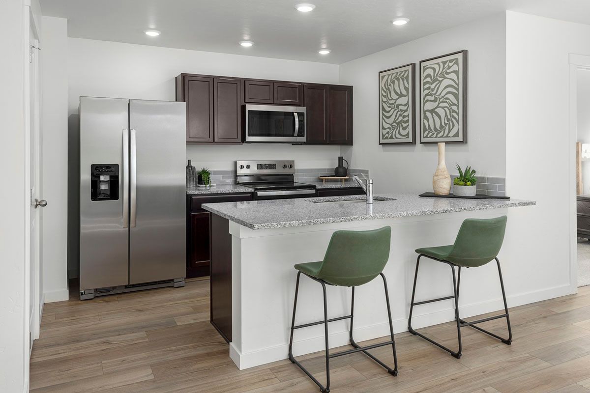 Plan 1382 Modeled - Kitchen