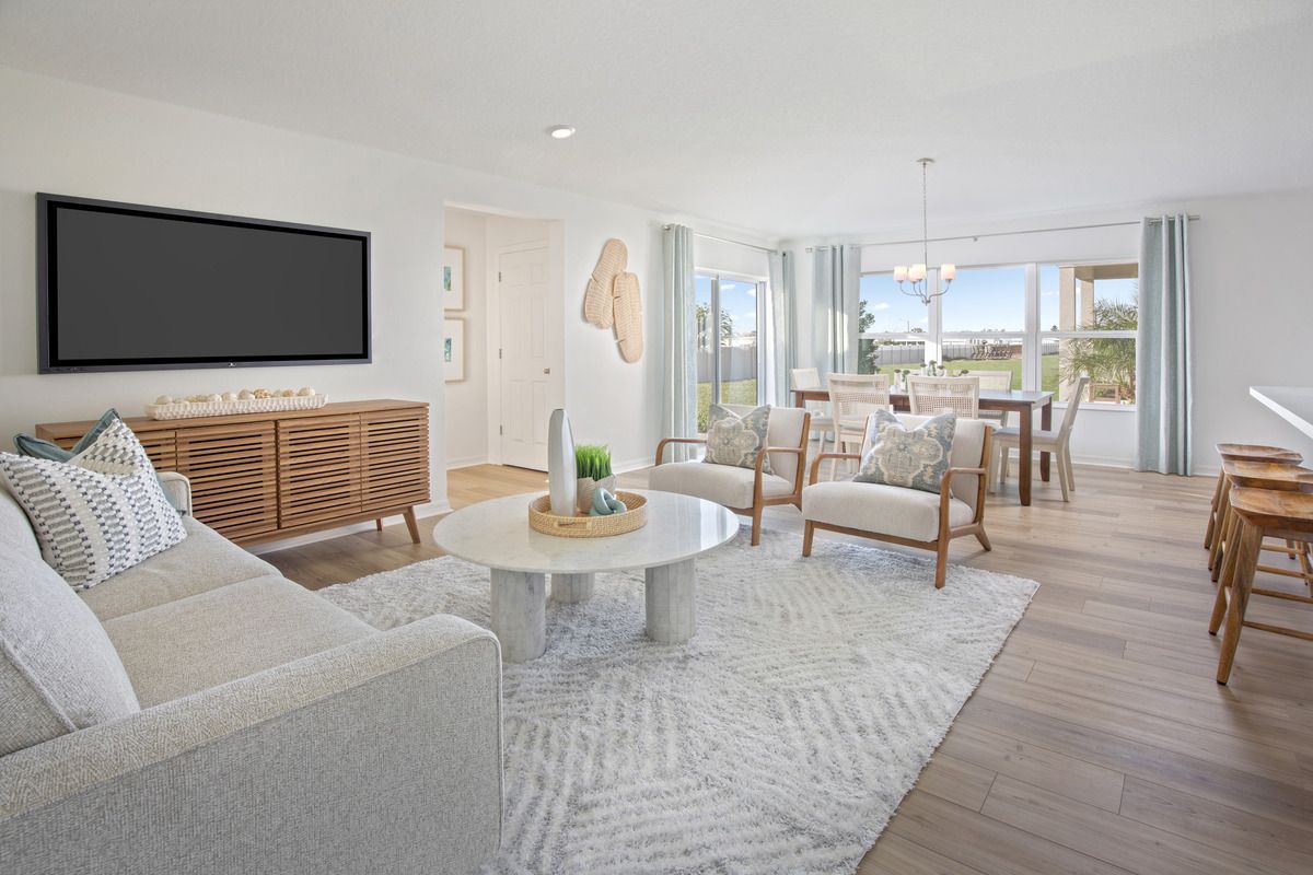 Plan 1637 Modeled - Great room