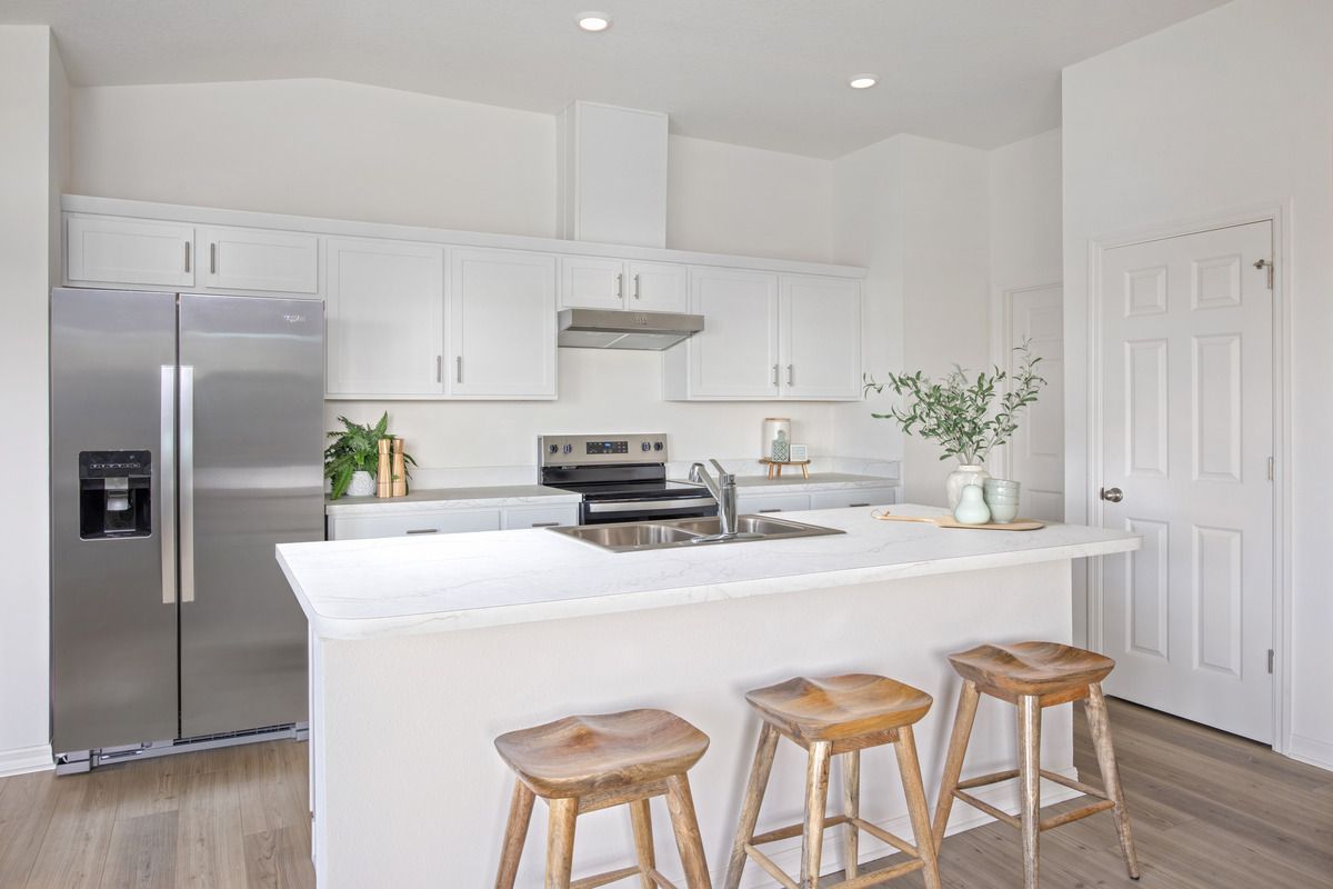 Plan 1637 Modeled - Kitchen