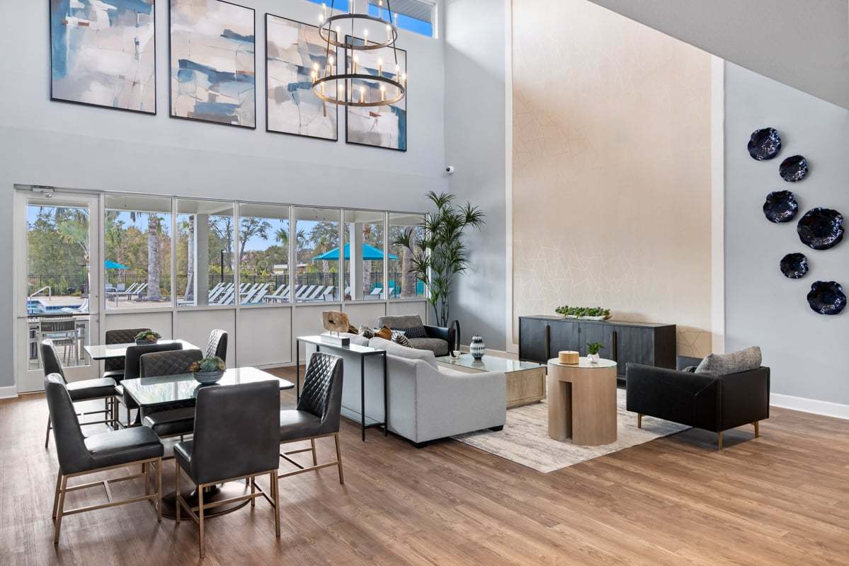 Clubhouse common area