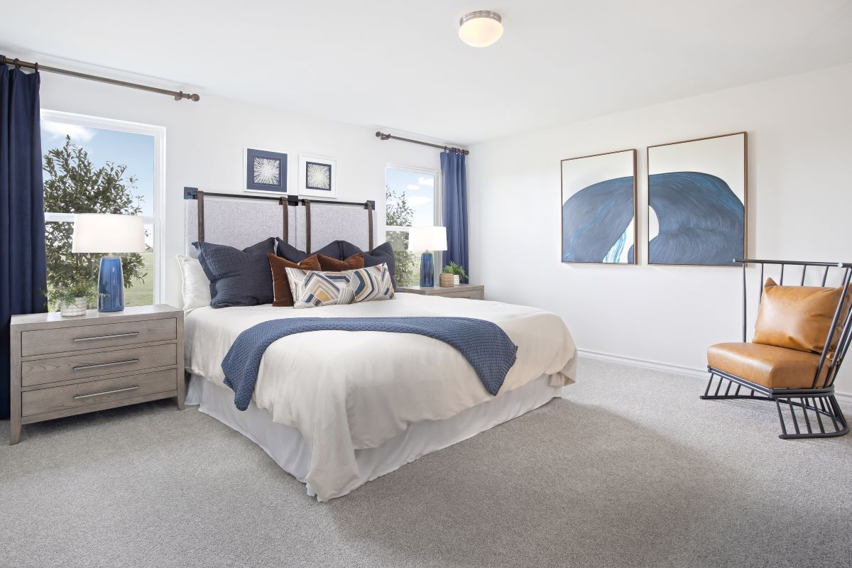 Plan 1838 Modeled - Primary bedroom