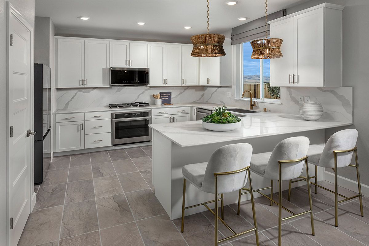 Plan 1910 Modeled - Kitchen