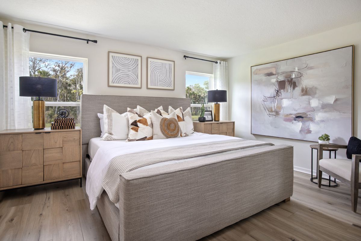 Plan 1501 Modeled - Primary bedroom