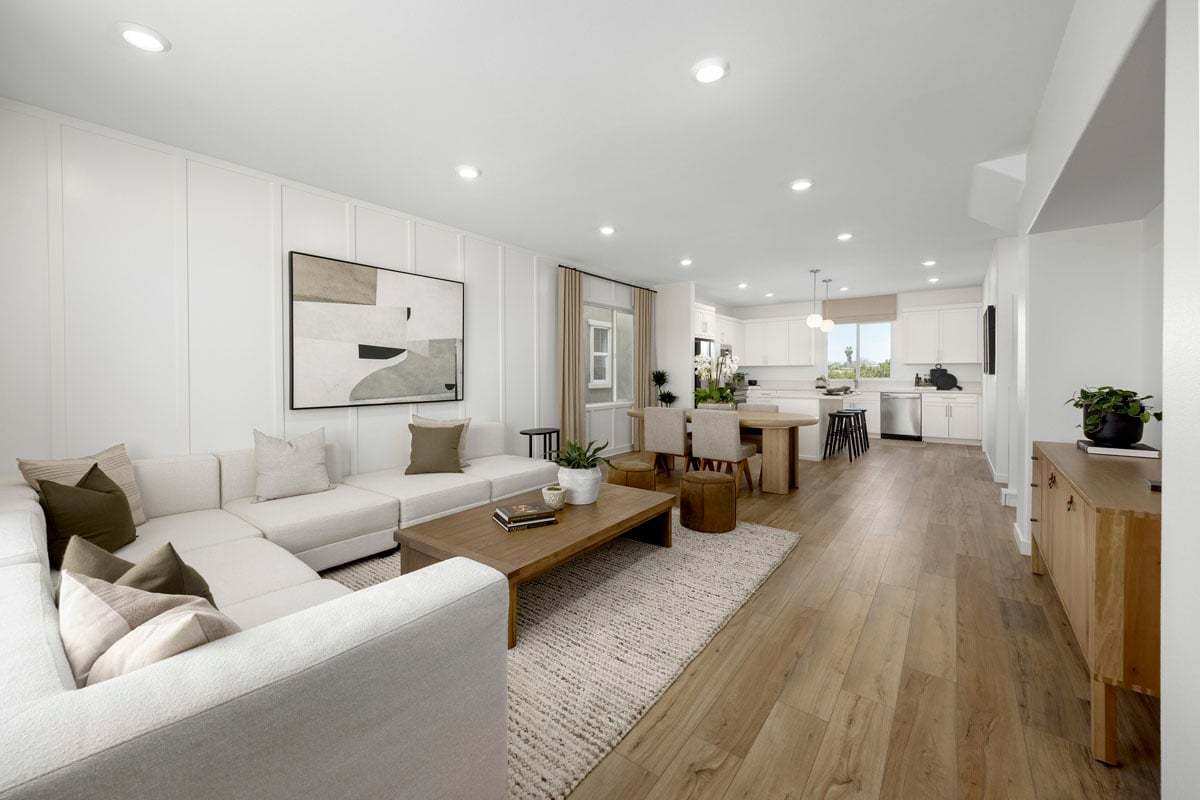 Plan 1923 Modeled - Great room
