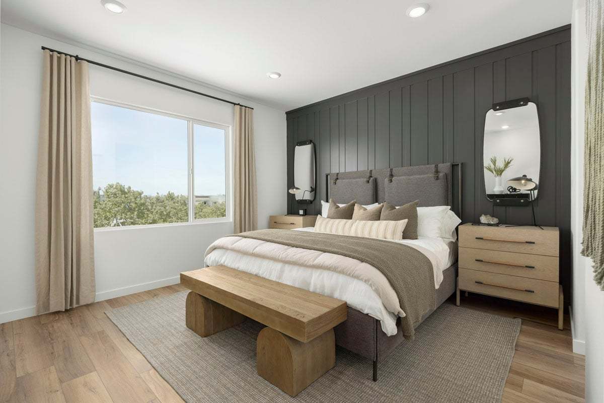 Plan 1923 Modeled - Primary bedroom