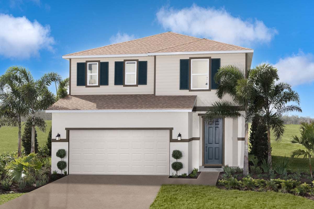 Plan 2107 Modeled - Front exterior