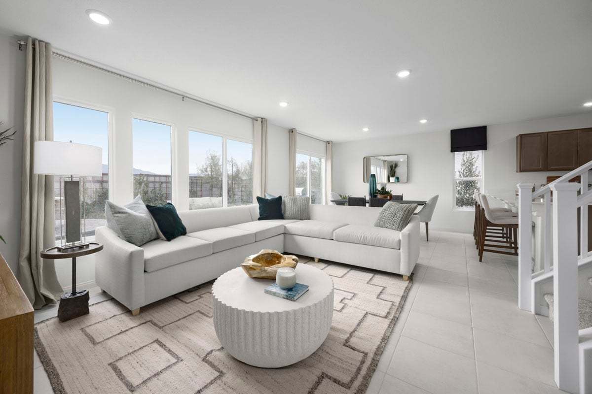 Plan 1590 Modeled - Great room