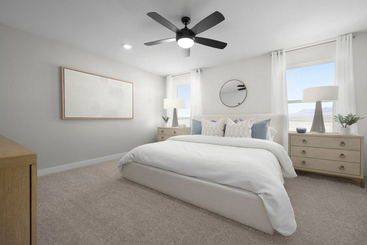 Plan 2069 Modeled - Primary bedroom