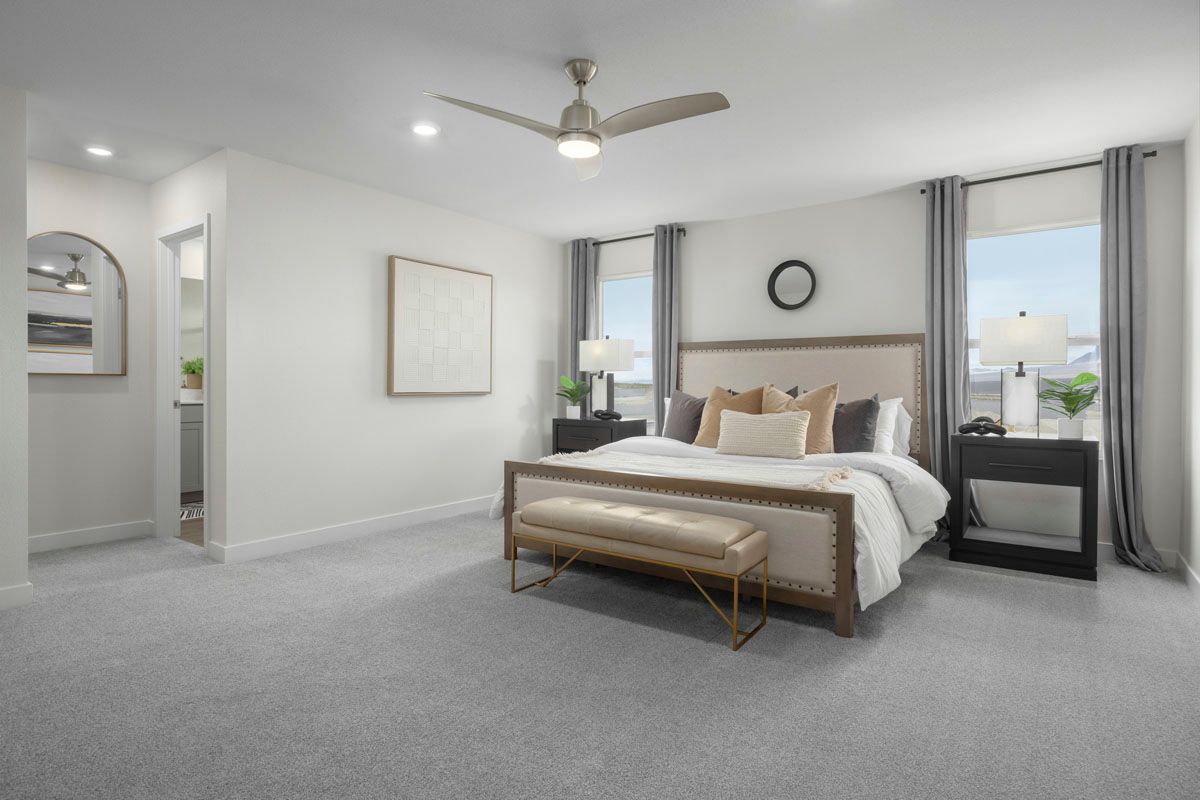 Plan 2469 Modeled - Primary bedroom