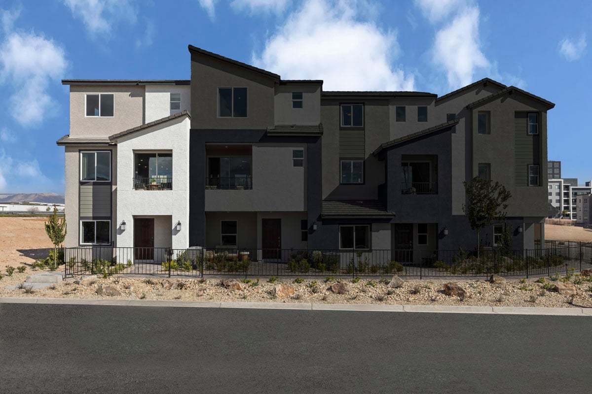 Plan 1895 End Unit Modeled - Front exterior