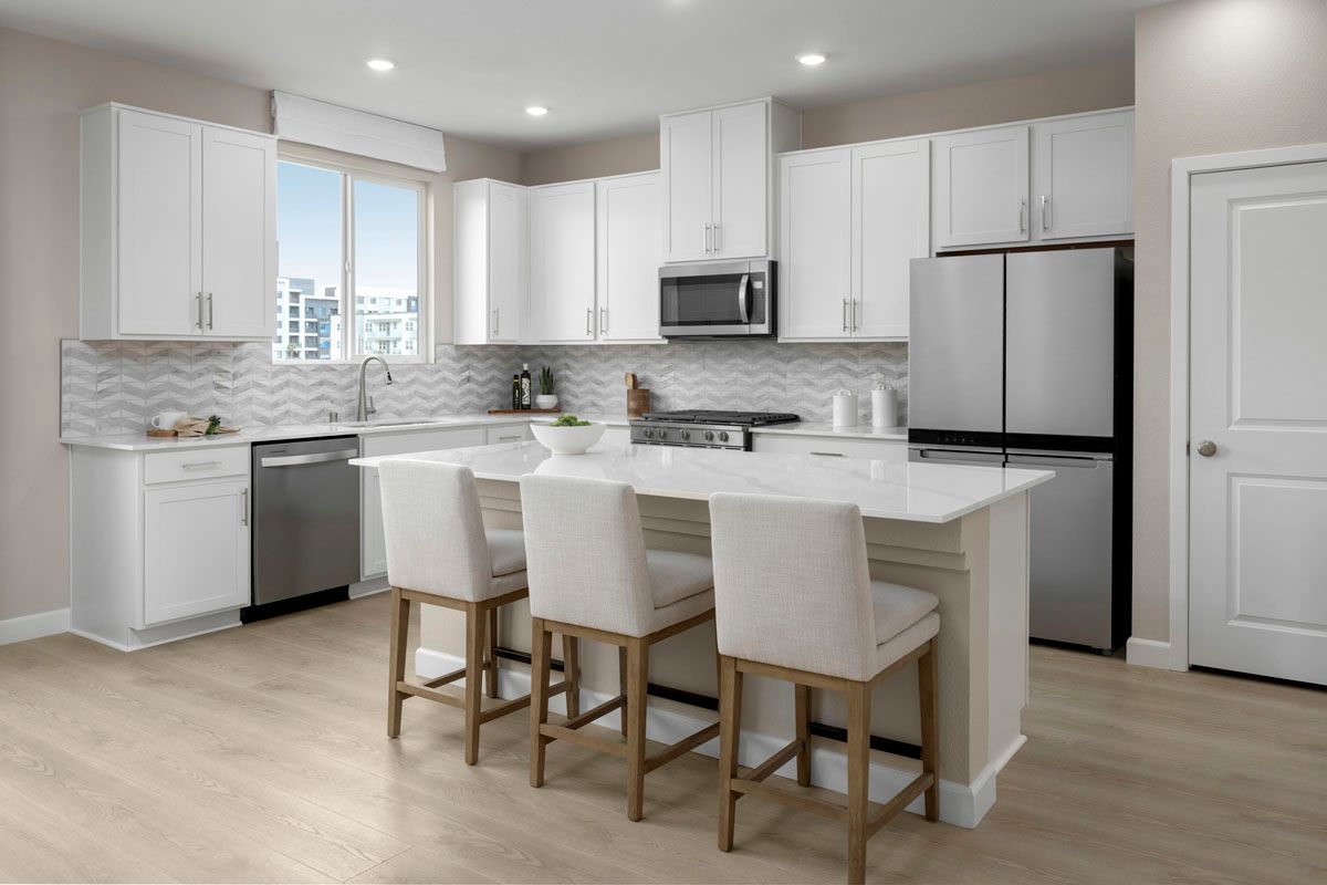 Plan 1803 Interior Unit Modeled - Kitchen