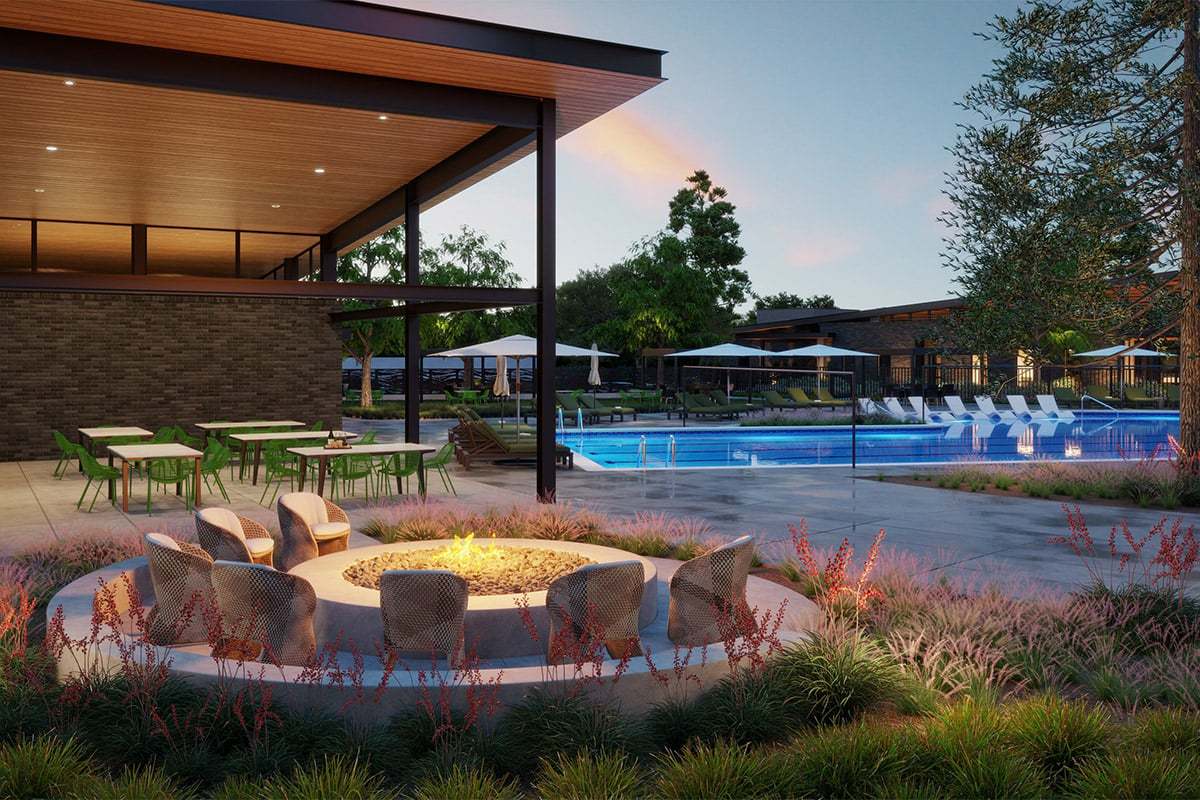 Planned community firepit
