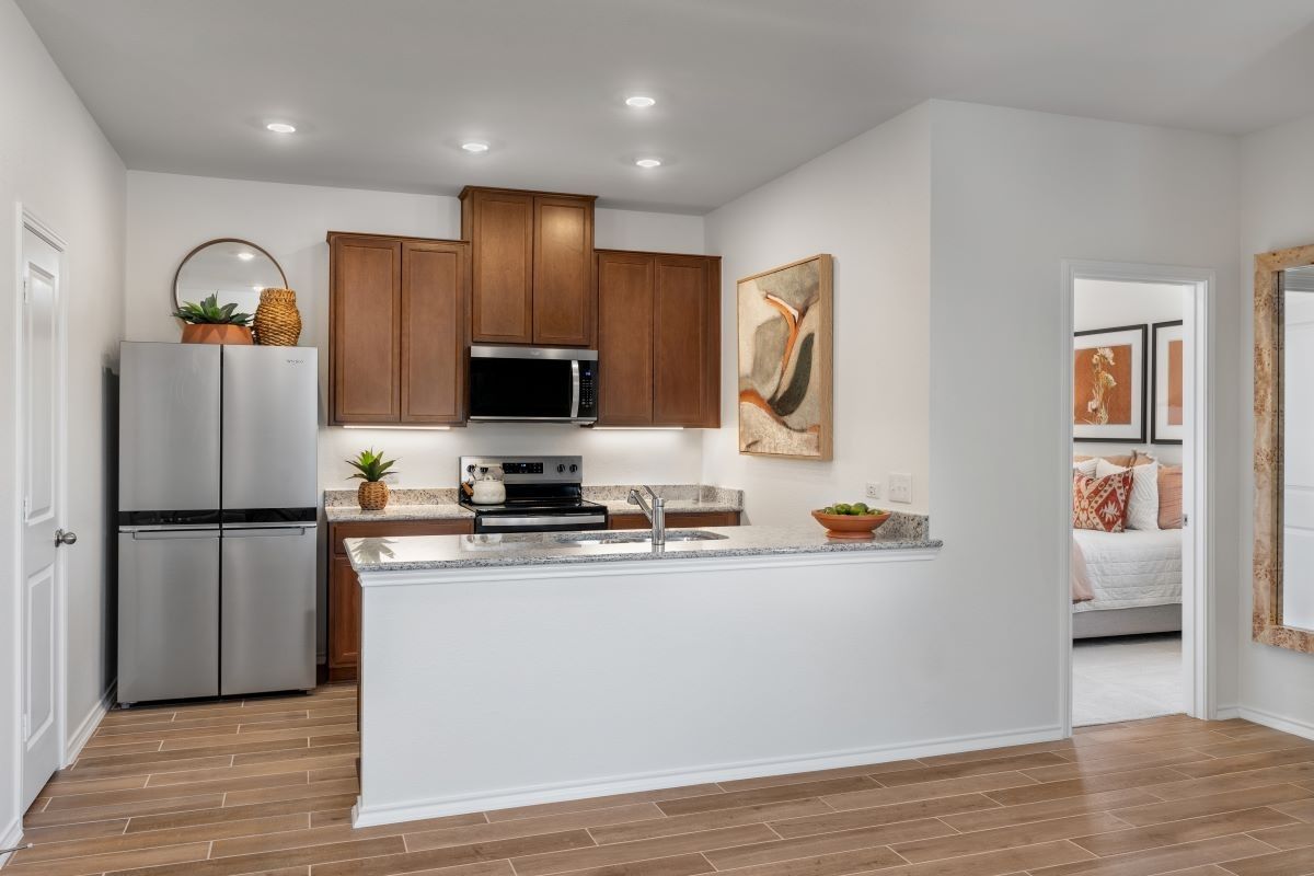 Plan 1360 Modeled - Kitchen