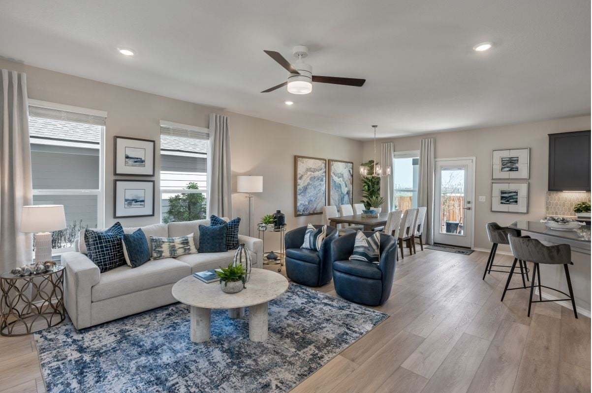 Plan 1908 Modeled - Great room