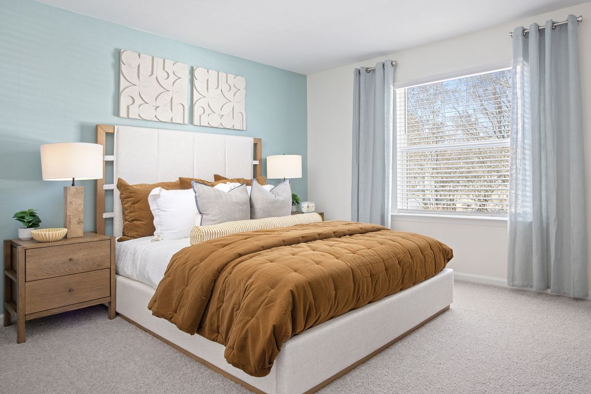 Plan 1359 Modeled - Primary bedroom
