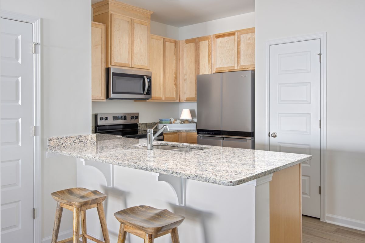 Plan 1359 Modeled - Kitchen