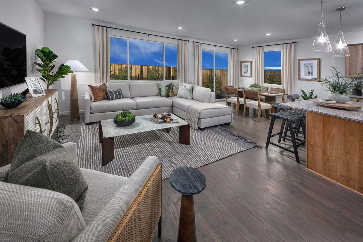 Plan 1434 Modeled - Great room