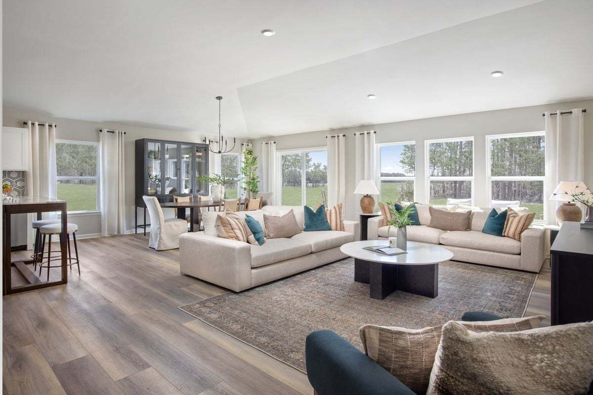 Plan 1910 Modeled - Great room