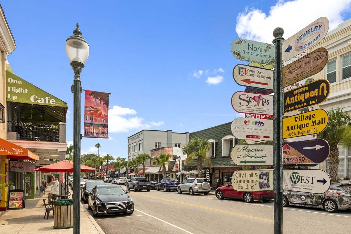 10 minutes to downtown Mount Dora