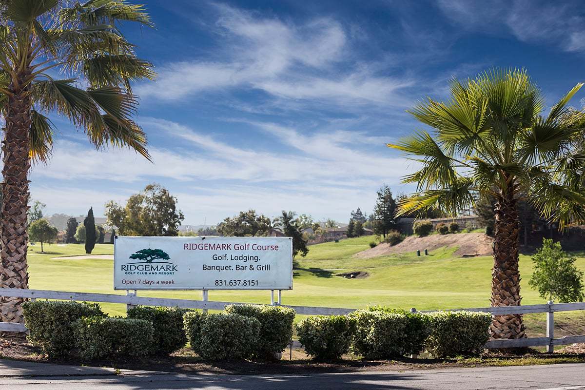 Golfing nearby at Ridgemark Golf Club & Resort