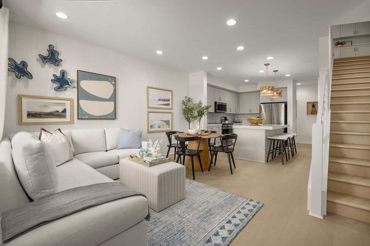 Plan 1387 Modeled - Great room
