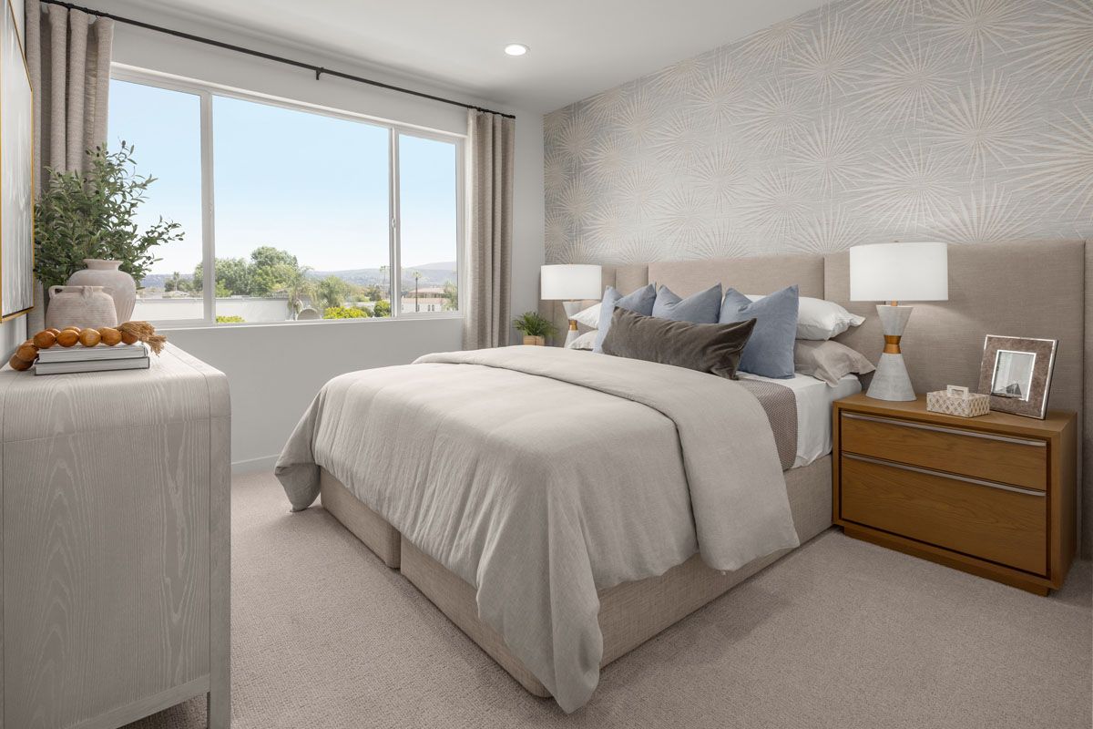 Plan 1387 Modeled - Primary bedroom
