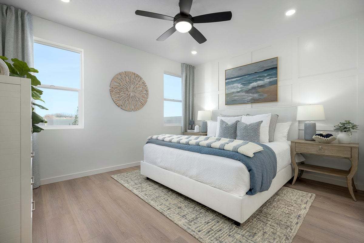 Plan 1646 Modeled - Primary bedroom