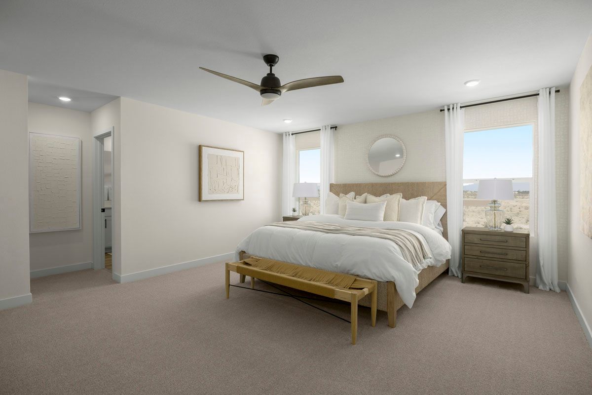 Plan 2469 Modeled - Primary bedroom