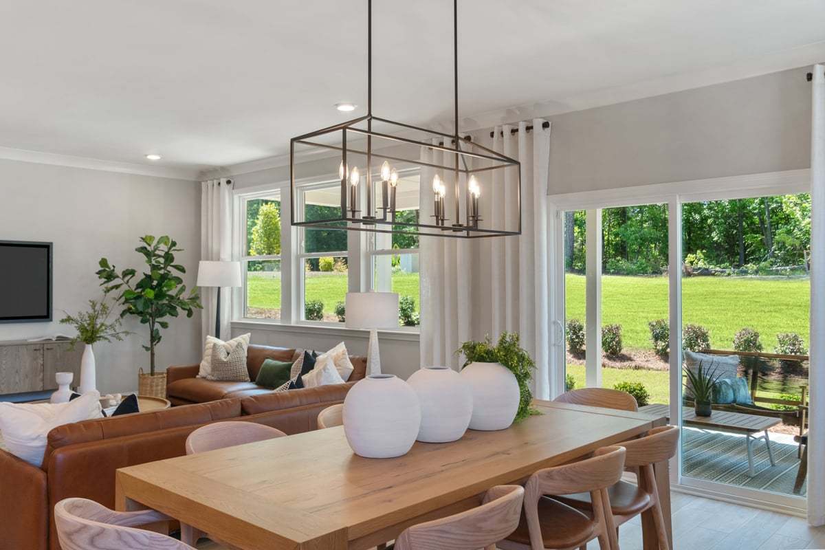 Plan 1910 Modeled - Dining area