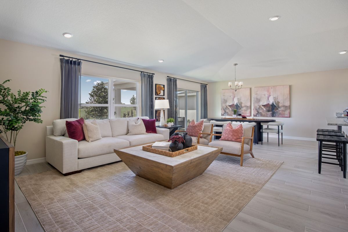 Plan 1707 Modeled - Great room